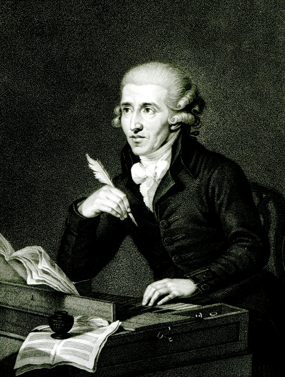 Joseph Haydn (1732-1809) kolem roku 1770 od Ludwig Guttenbrunn