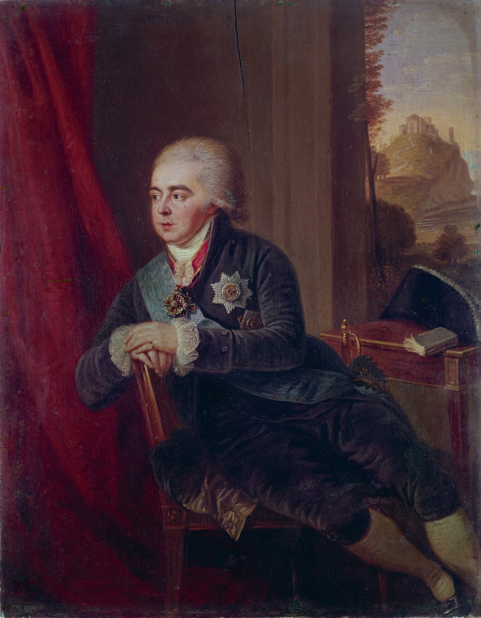 Portrét vicekancléře prince Alexandra Kurakina 1752-1818, 1801 od Ludwig Guttenbrunn