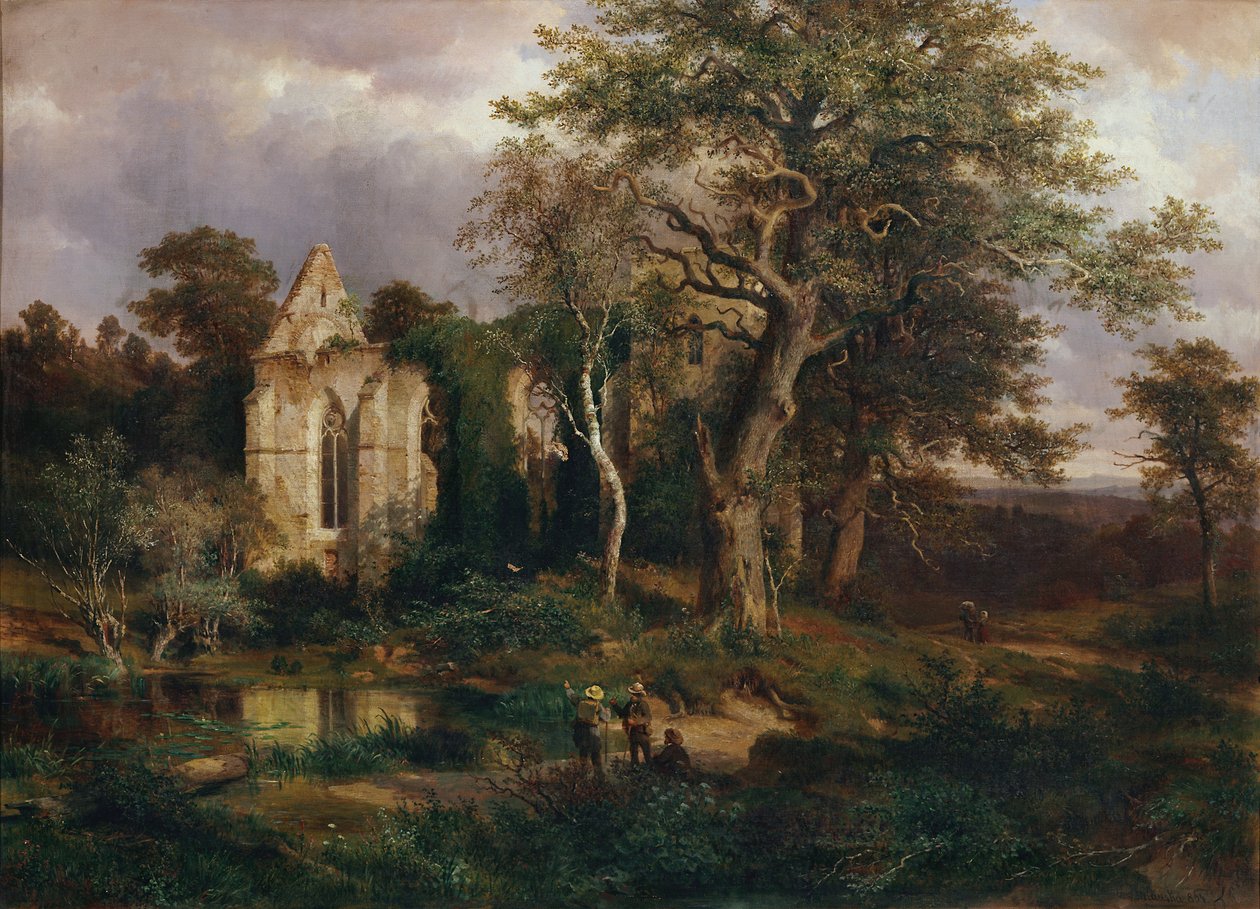 Kirchenruine od Ludwig Halauska