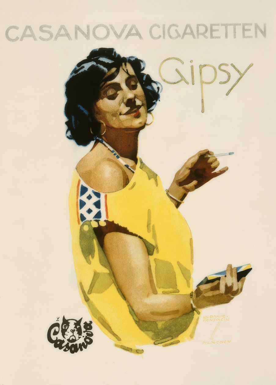Cigarety Casanova Gipsy od Ludwig Hohlwein