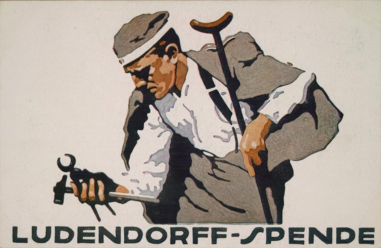 Ludendorffův dar pro válečné invalidy od Ludwig Hohlwein