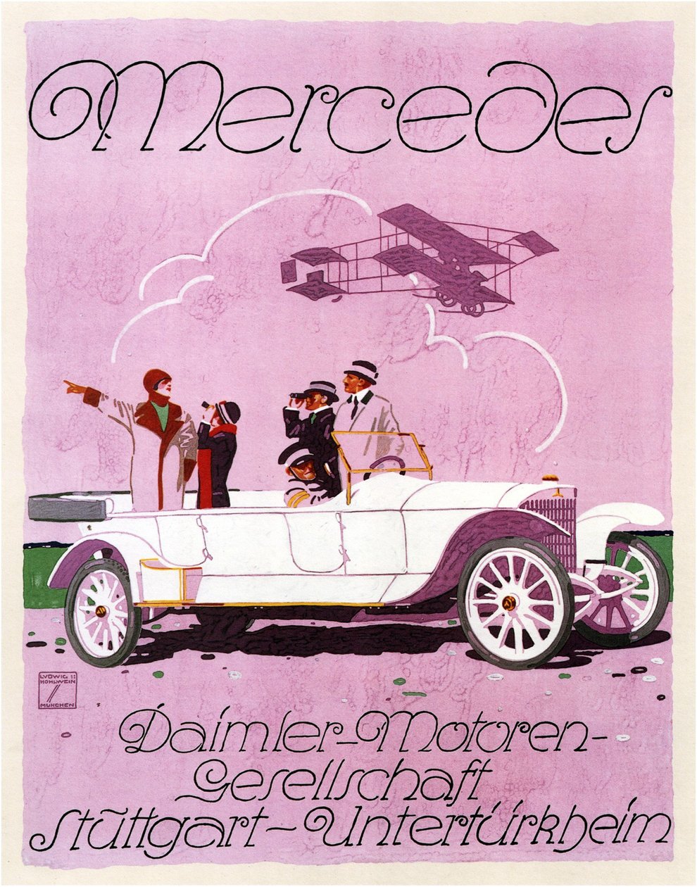 Mercedes, 1914 od Ludwig Hohlwein