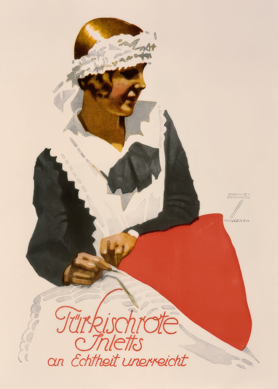 Turecké červené vstupy bezkonkurenční v pravosti od Ludwig Hohlwein