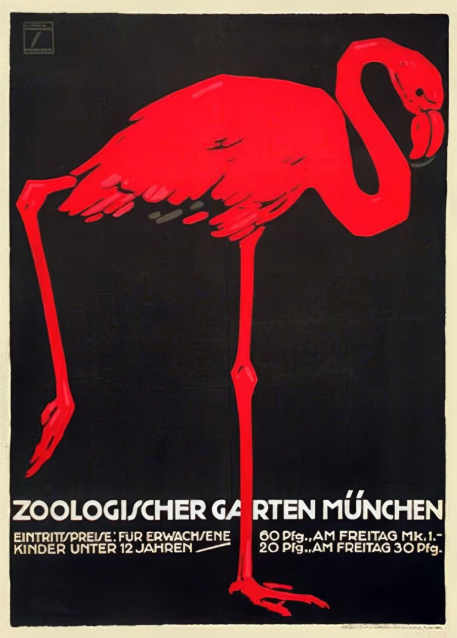 Zoologická zahrada, Mnichov od Ludwig Hohlwein