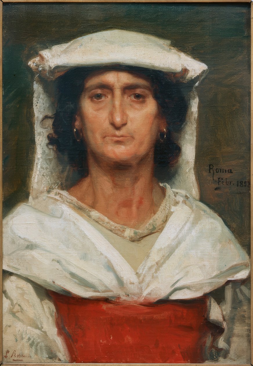 Alte Römerin od Ludwig Knaus