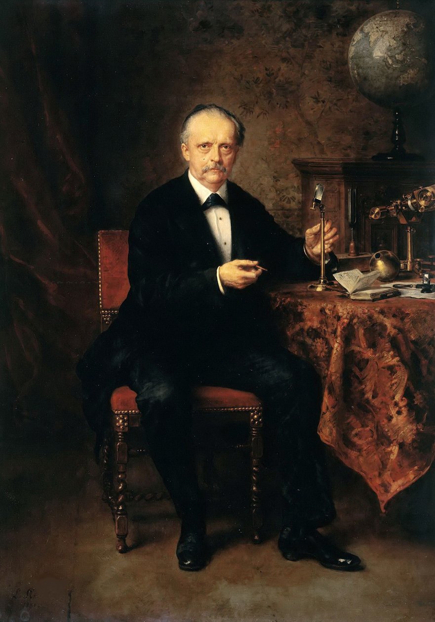 Portrét Hermanna Ludwiga Ferdinanda von Helmholtze od Ludwig Knaus