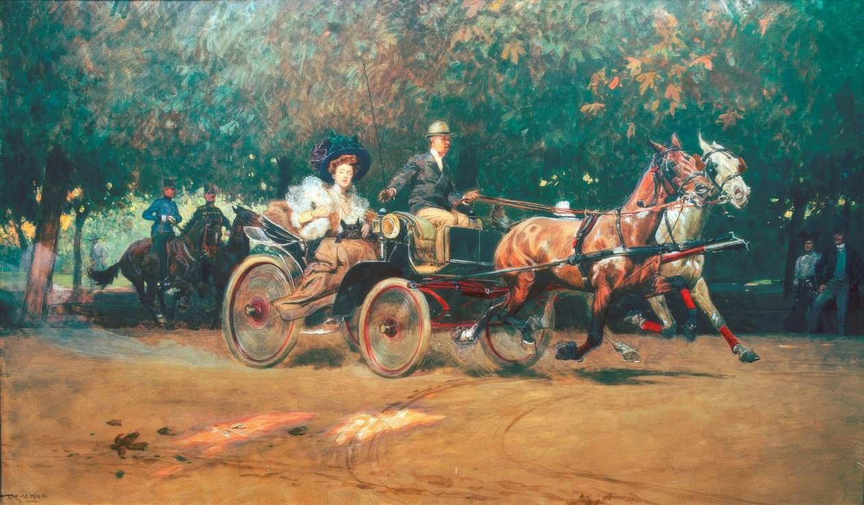 Paní Sacher v páru od Ludwig Koch
