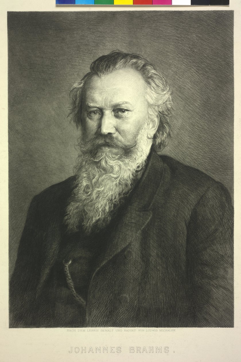 Johannes Brahms od Ludwig Michalek