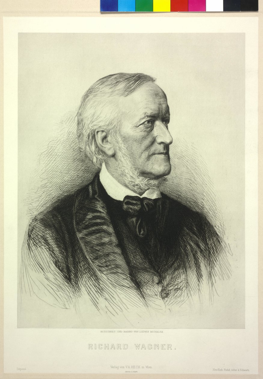 Richard Wagner od Ludwig Michalek
