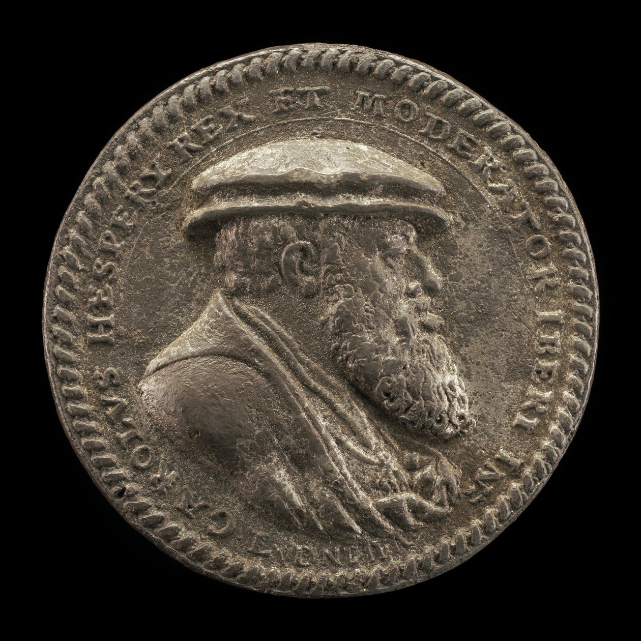 Karel V., 1500-1558, španělský král 1516-1556, císař Svaté říše římské 1519 [avers], 1542. od Ludwig Neufahrer