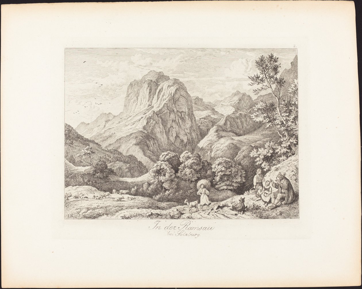 V Ramsau u Salzburgu od Ludwig Richter