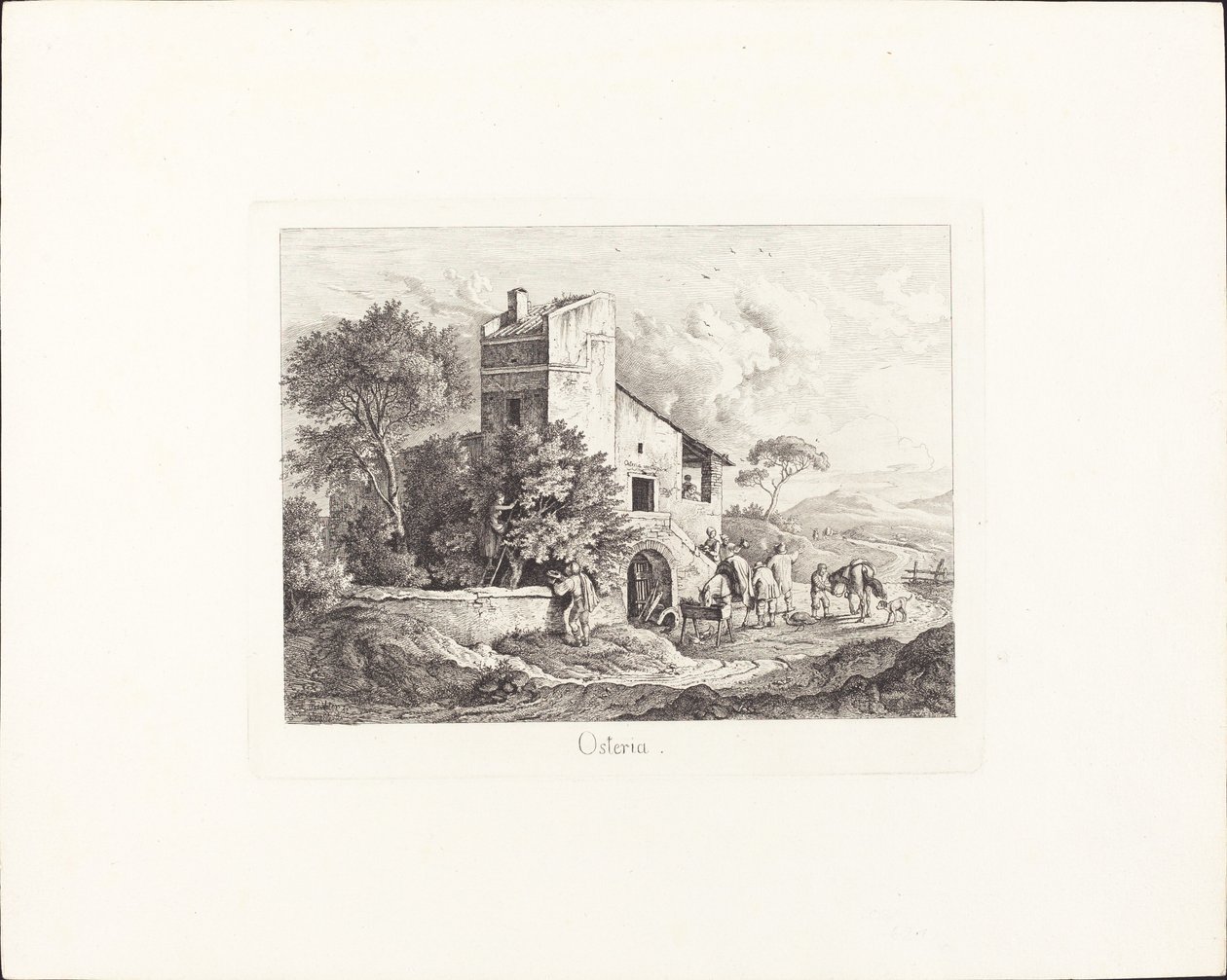Osteria od Ludwig Richter