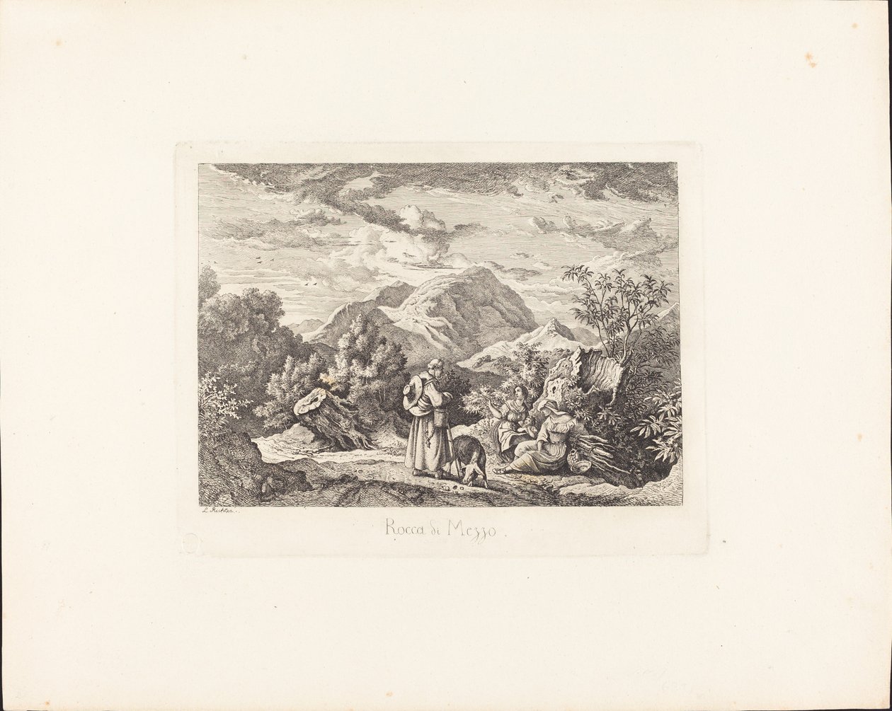 Rocca di Mezzo od Ludwig Richter