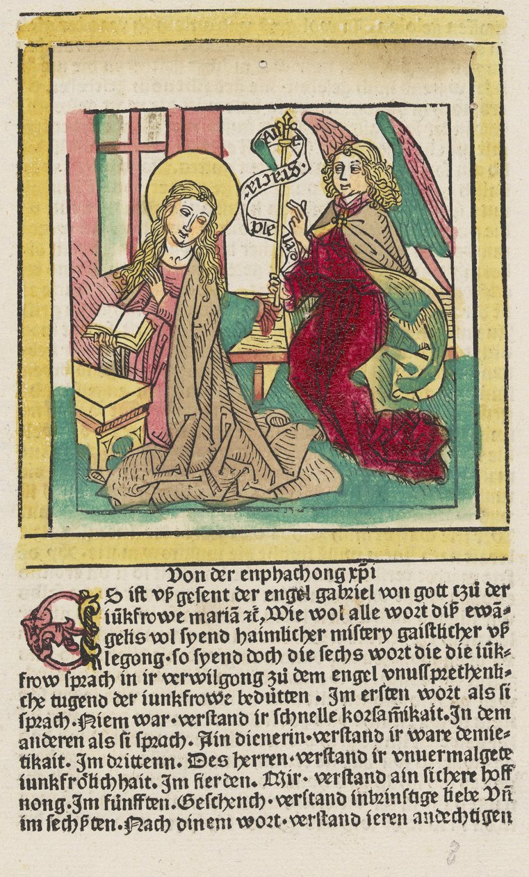 Gaistliche usslegong des lebes Jhesu Cristi od Ludwig Schongauer, German 15th Century, Ludolph of Saxony