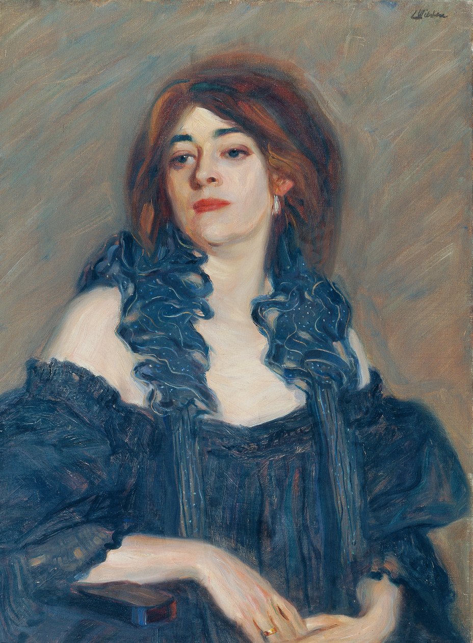 portrét dámy od Ludwig Wieden