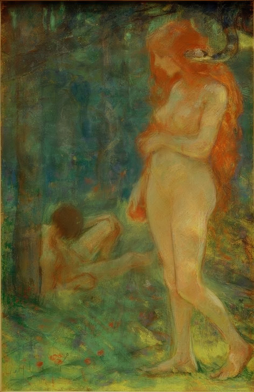 Adam a Eva od Ludwig von Hofmann