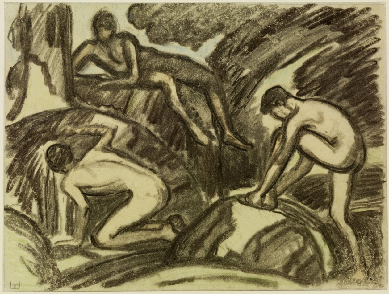U skalního pramene od Ludwig von Hofmann