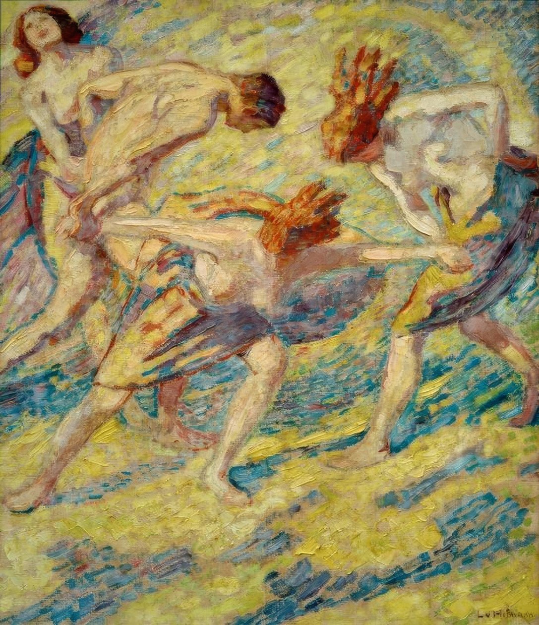 Taneční vír od Ludwig von Hofmann