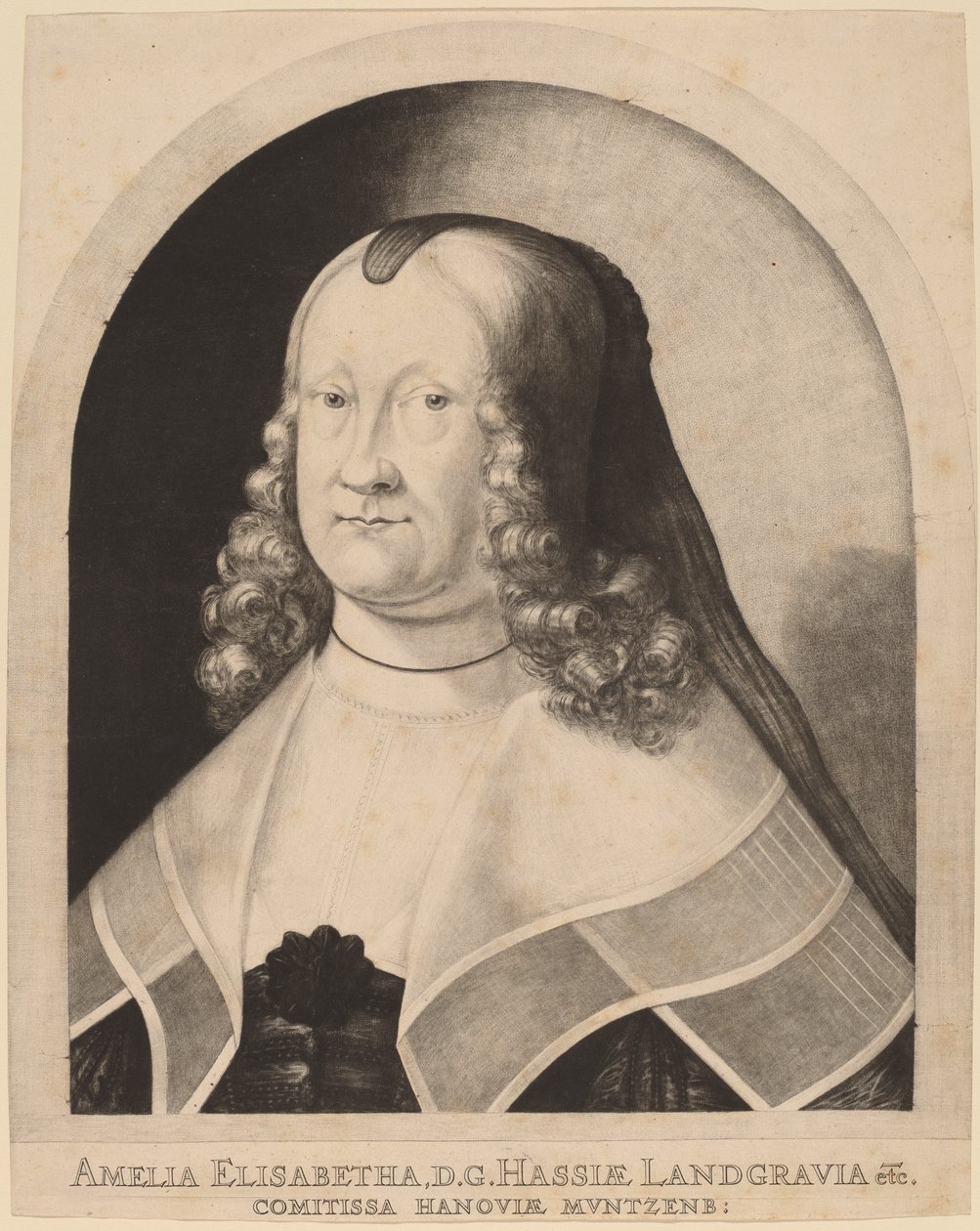 Amelia Elizabeth, hraběnka z Hesenska od Ludwig von Siegen