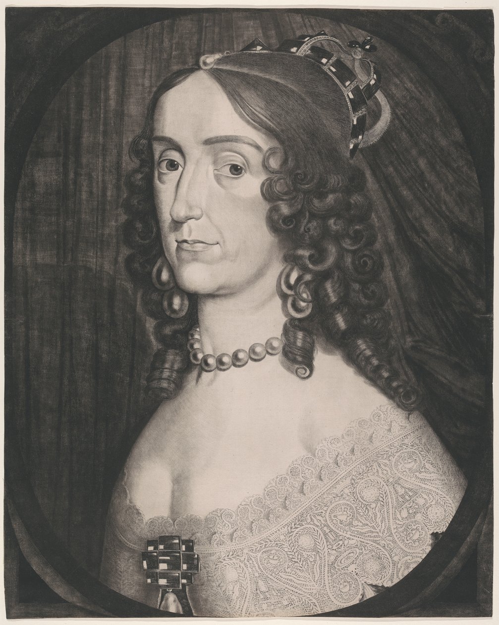 Alžběta Stuartovna, česká královna od Ludwig von Siegen
