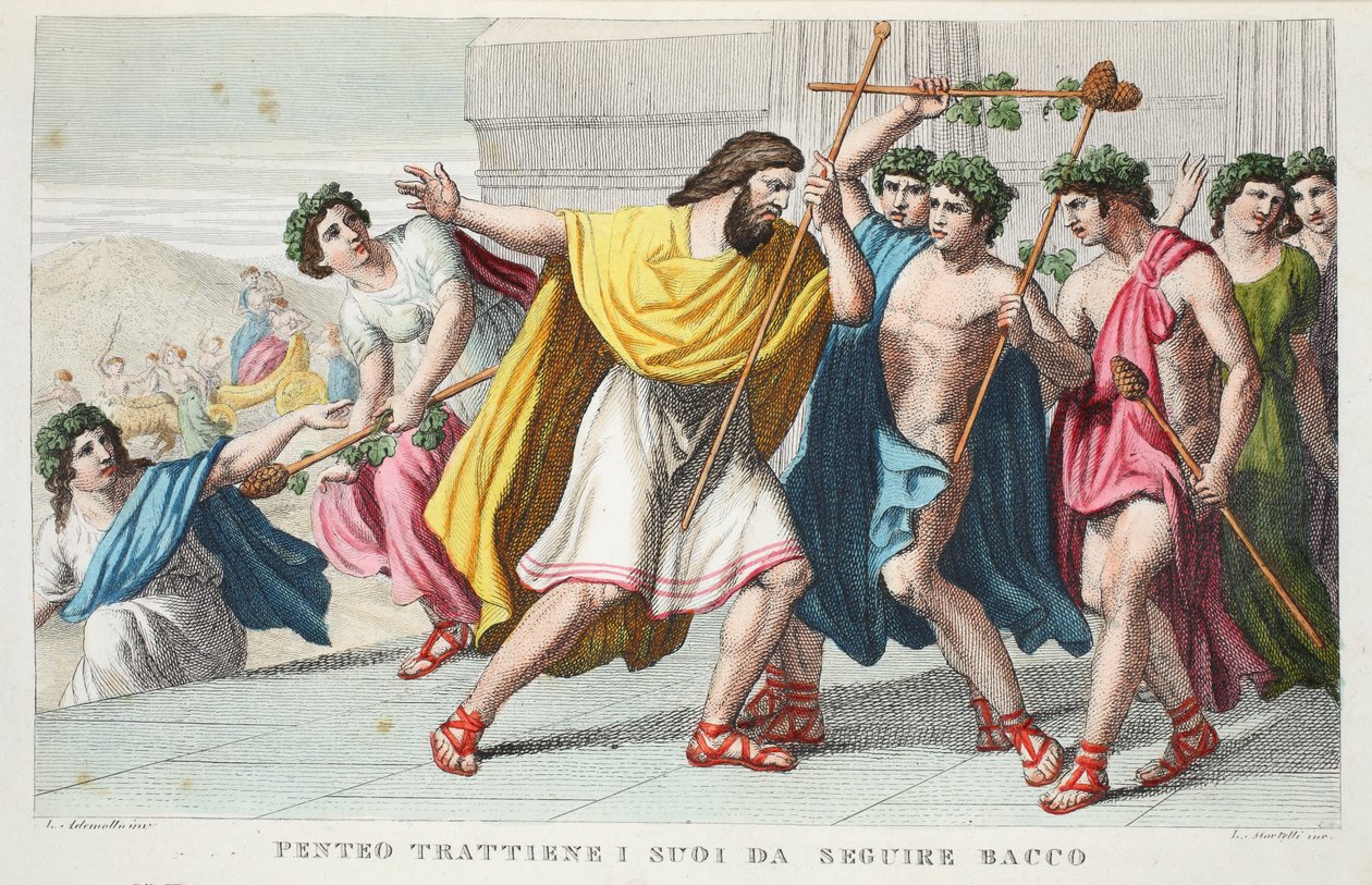 Pentheus persecutes Bacchus