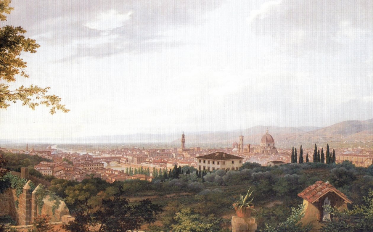 Florencie z Monte alle Croci (detail) od Luigi Garibbo