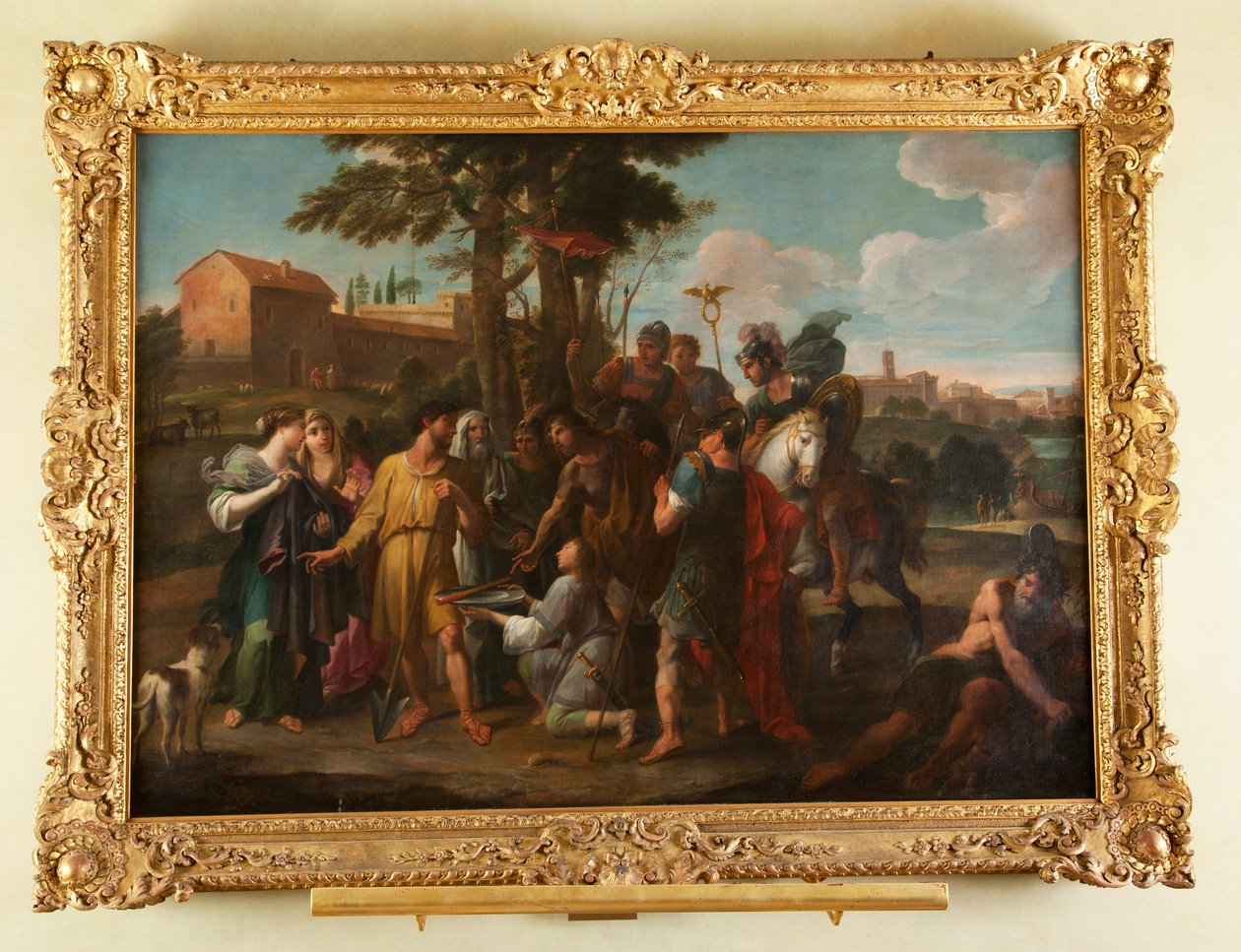 Cincinnatus u pluhu od Luigi Garzi
