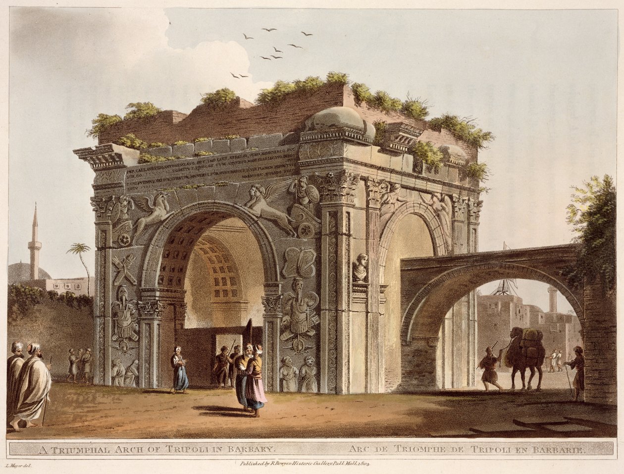 Triumphal Arch of Tripolis in Barbary, plate 24 from 
