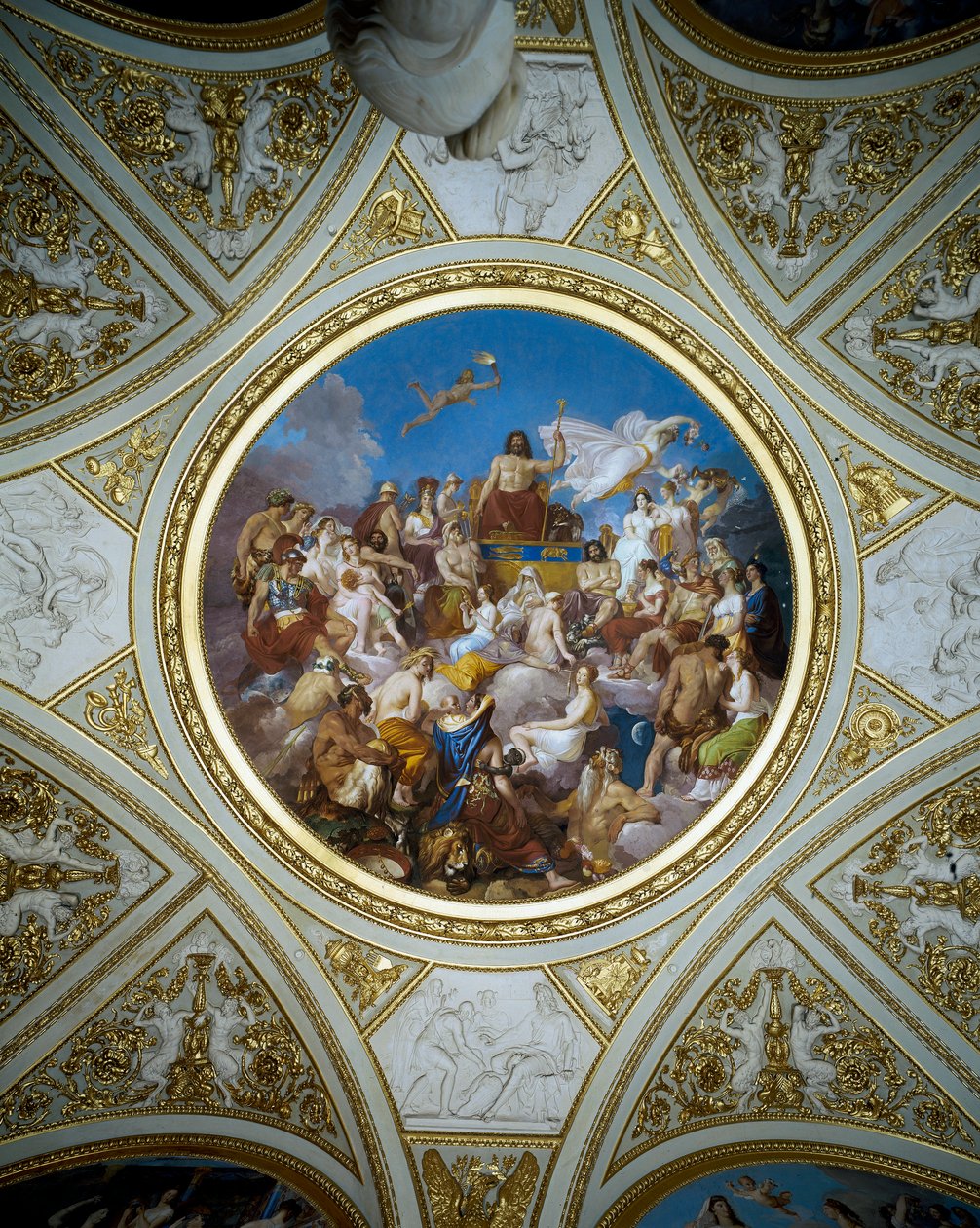 Olympus, Strop pokoje Iliady, Palatine Gallery, c.1819-20 od Luigi Sabatelli