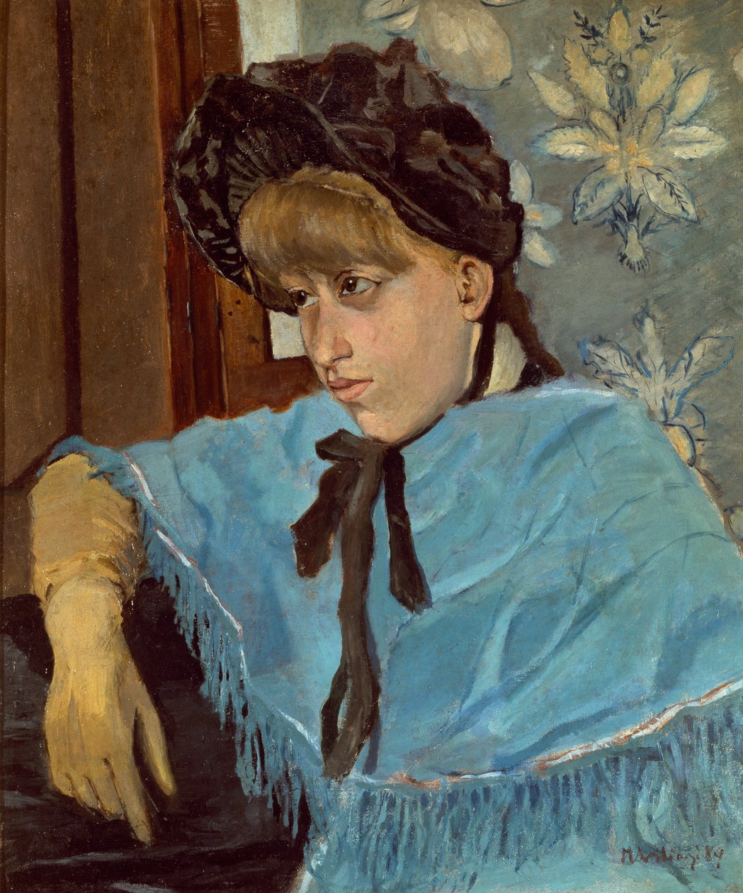 Mladý model od Luigiho Leviho (nar. 1858 nebo 1860-1939), olej na plátně, 47x38 cm od Luigi Levi