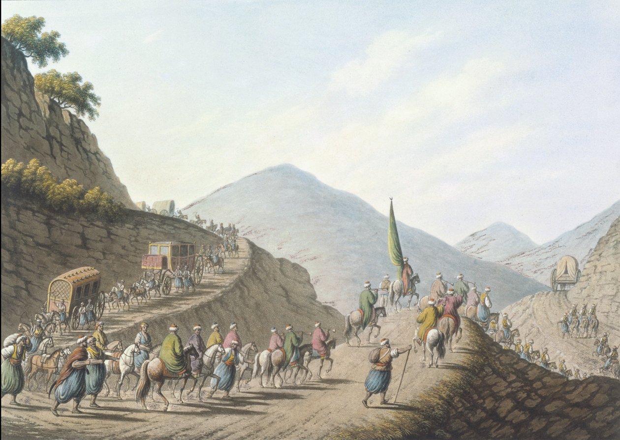 Balkánské pohoří, deska 2, nakladatelství William Watts od Luigi (after) Mayer