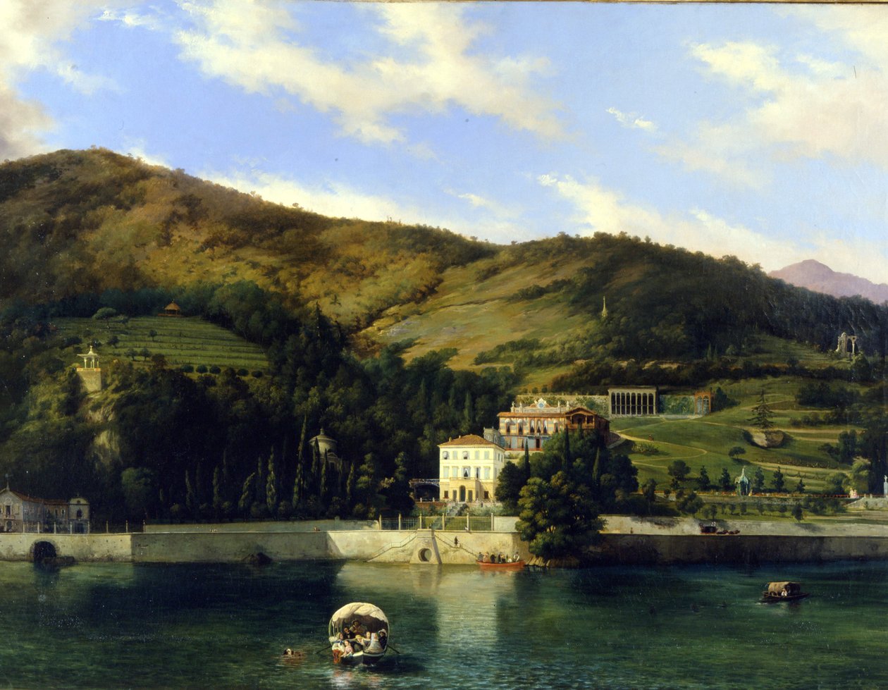 Villa on Lake Como. Painting by Luigi Ashton   1412368   cs       czech Successfully Translated  Original: Venus and Cupid Translat: Venus and Cupid 1399587 cs czech Successfully Translated Original: Edinburgh Castle (oil on canvas) Translat: Edinburgh Cas od Luigi Ashton