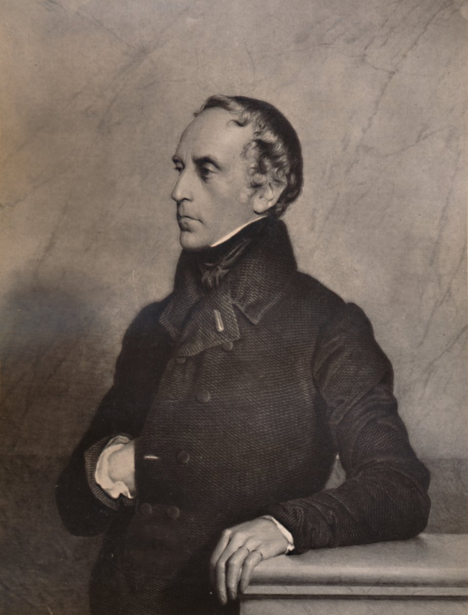 Francois Pierre Guillaume Guizot , francouzský politik a historik, 19. století 1894 od Luigi Calamatta