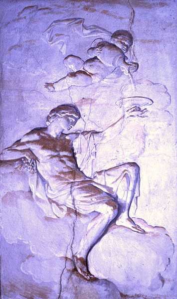 Bacchus, kolem 1790 (freska) od Luigi Catani