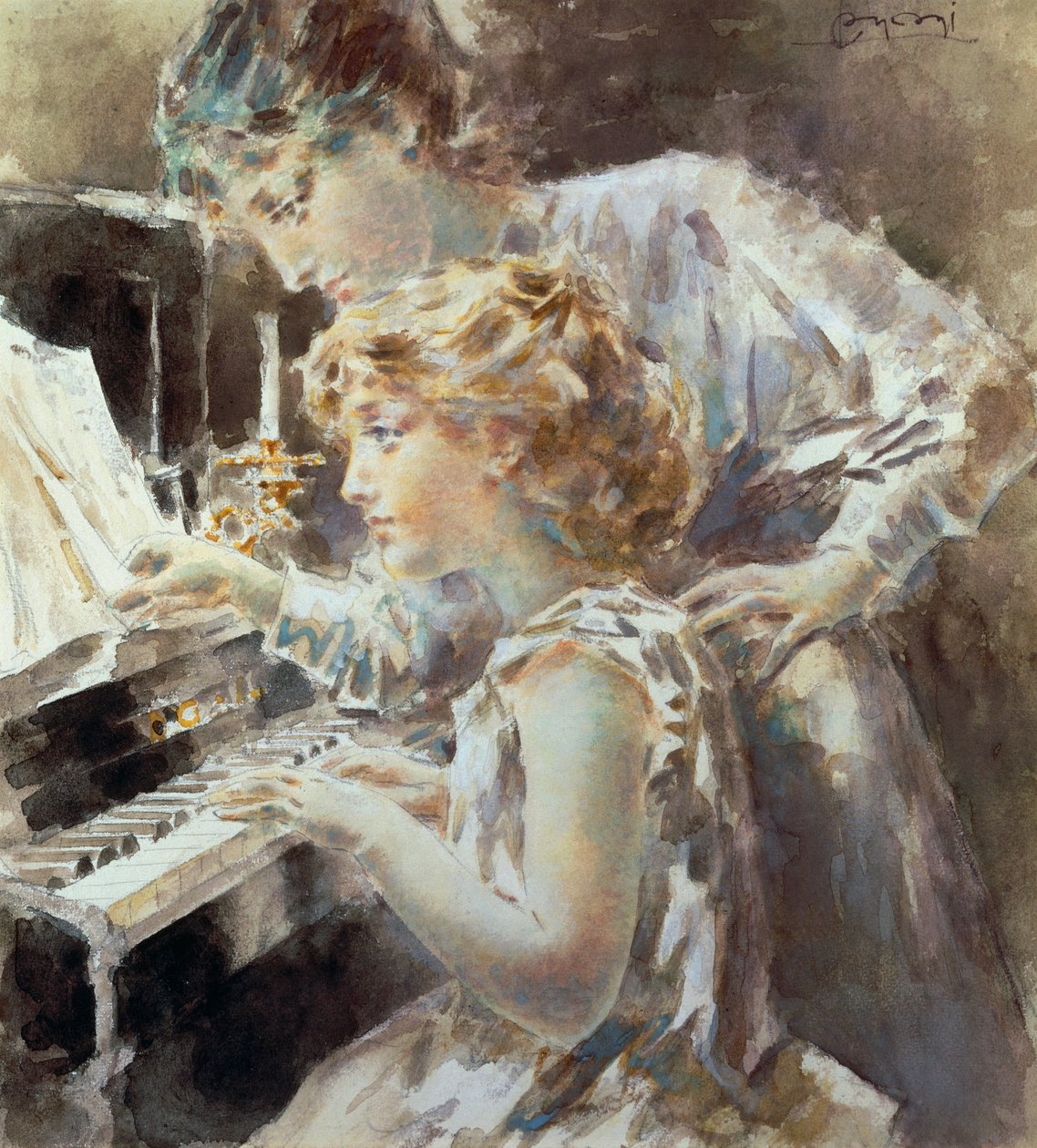 Lekce na piano od Luigi Conconi