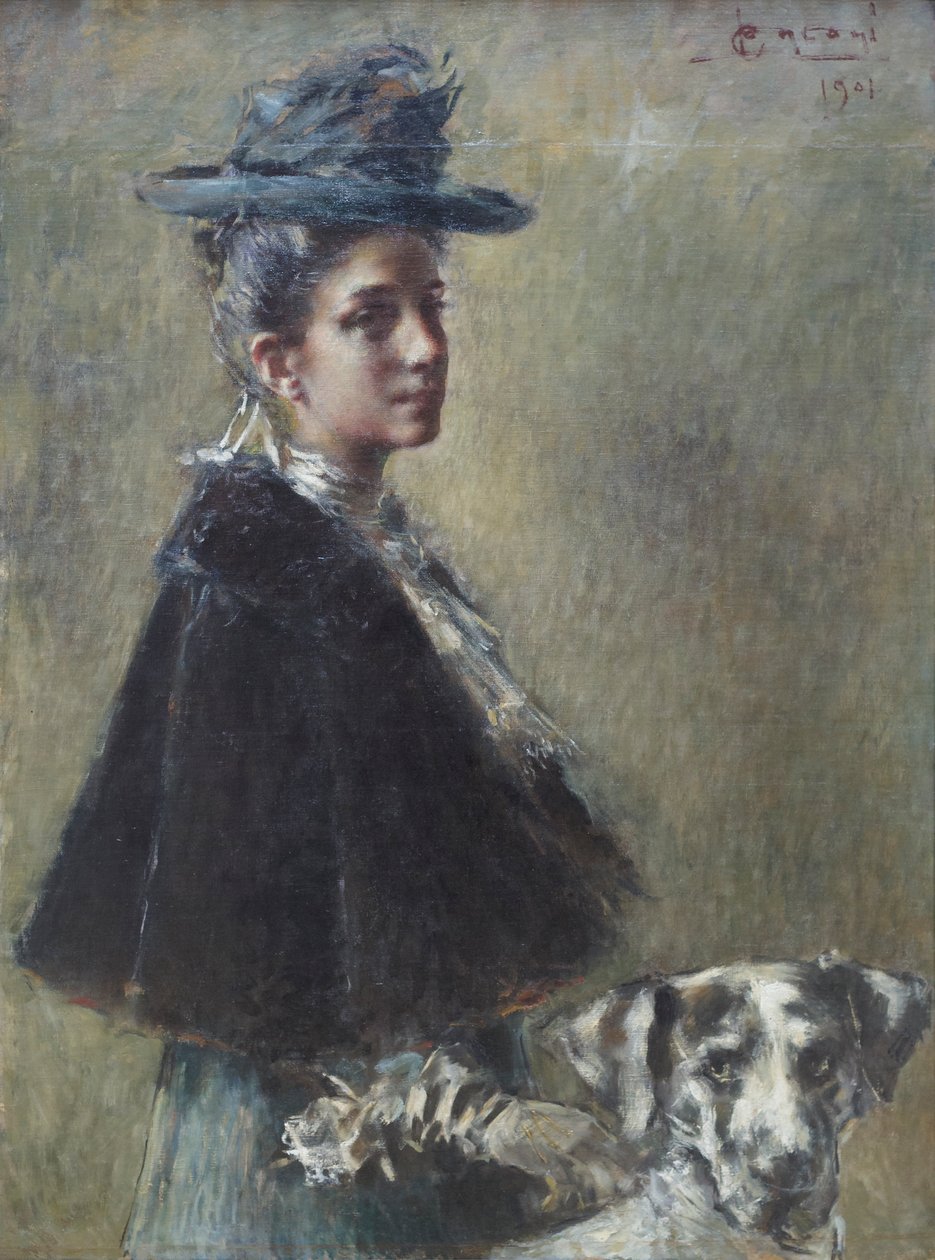 Portrét paní Torelliové od Luigi Conconi