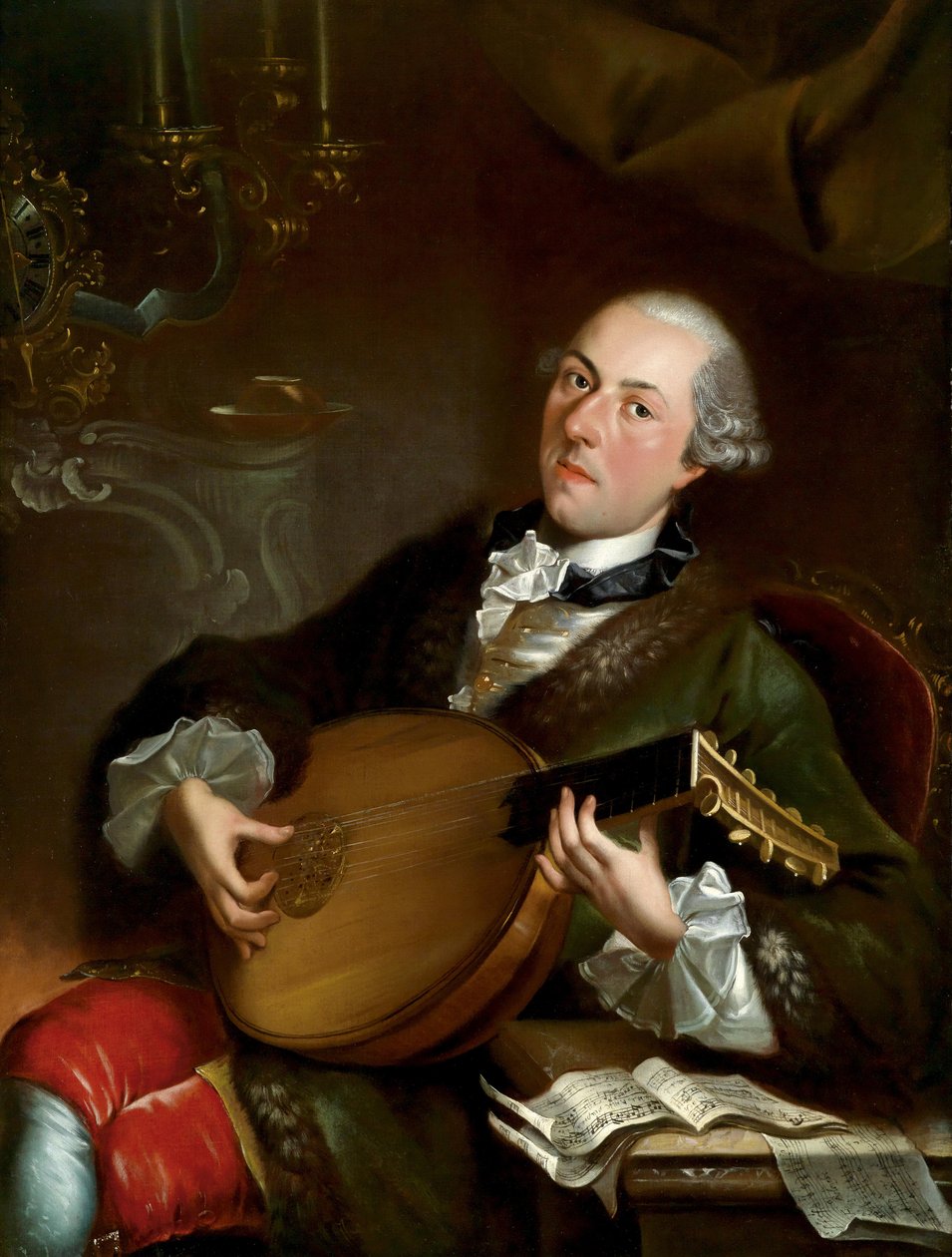 Portrét skladatele Filippa Della Casa 17371810 od Luigi Crespi