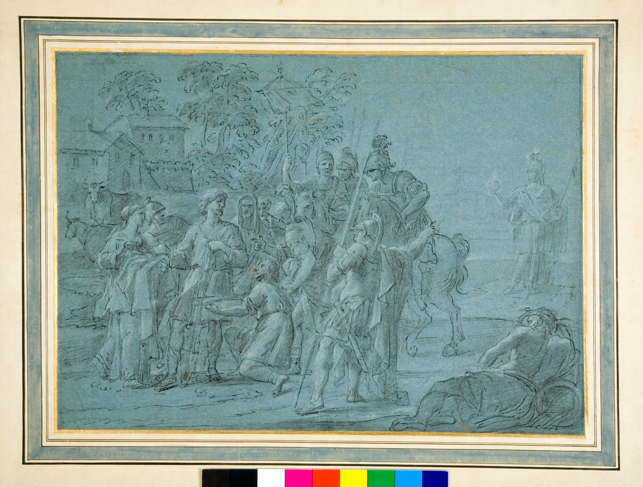 Cincinnatus odvolán z pluhu od Luigi Garzi