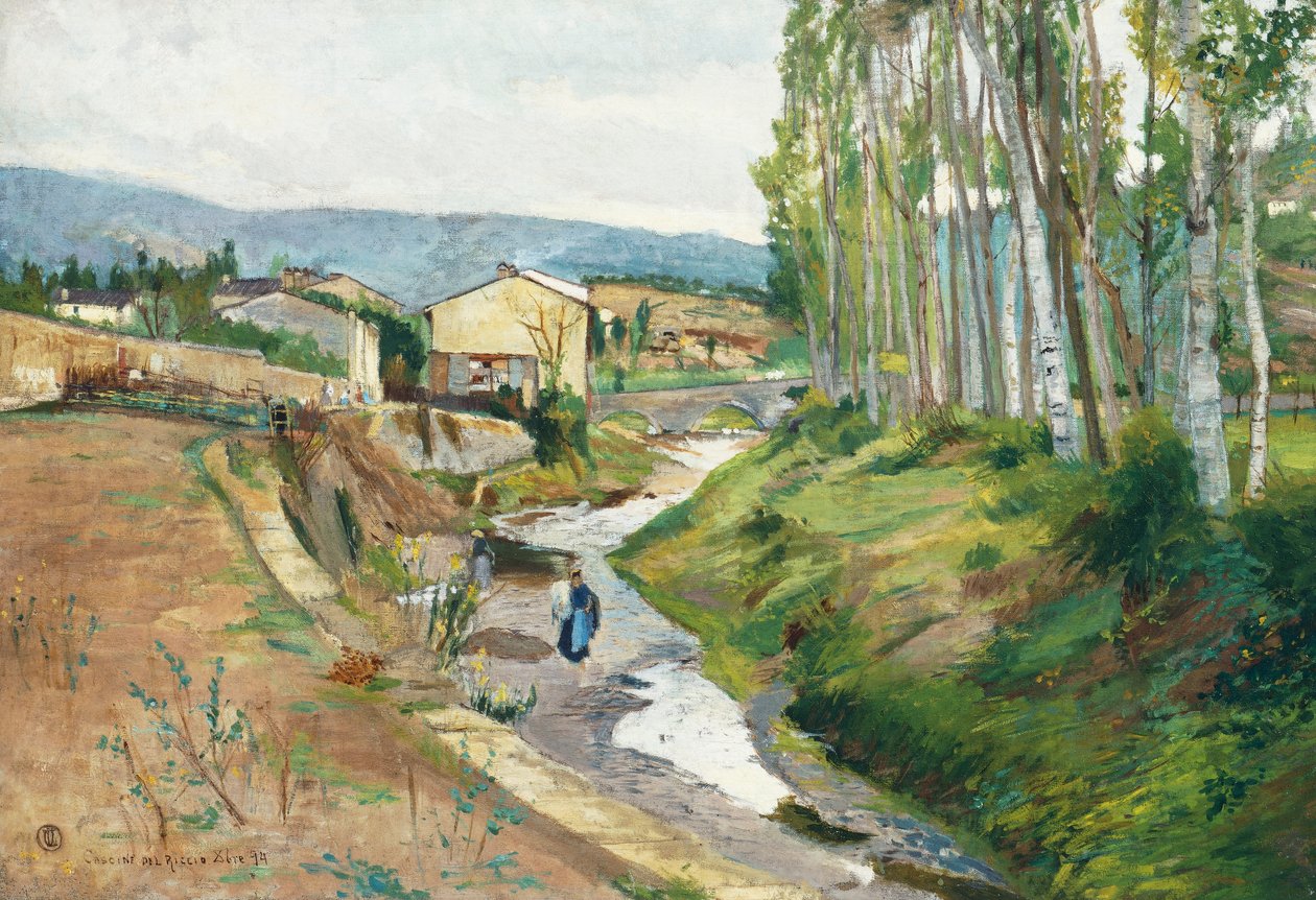 Farmy Riccio ve Florencii od Luigi Levi