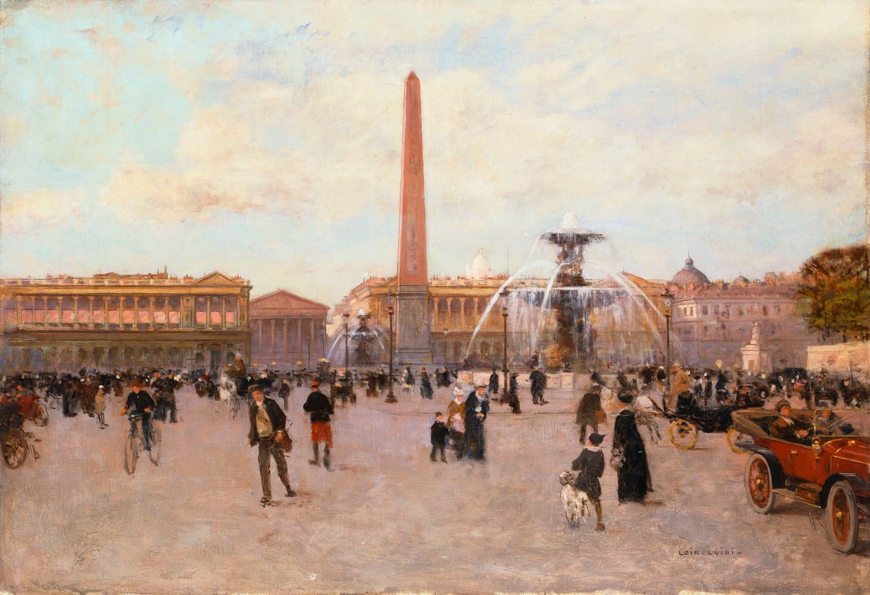 Place de la Concorde, od Luigi Loir