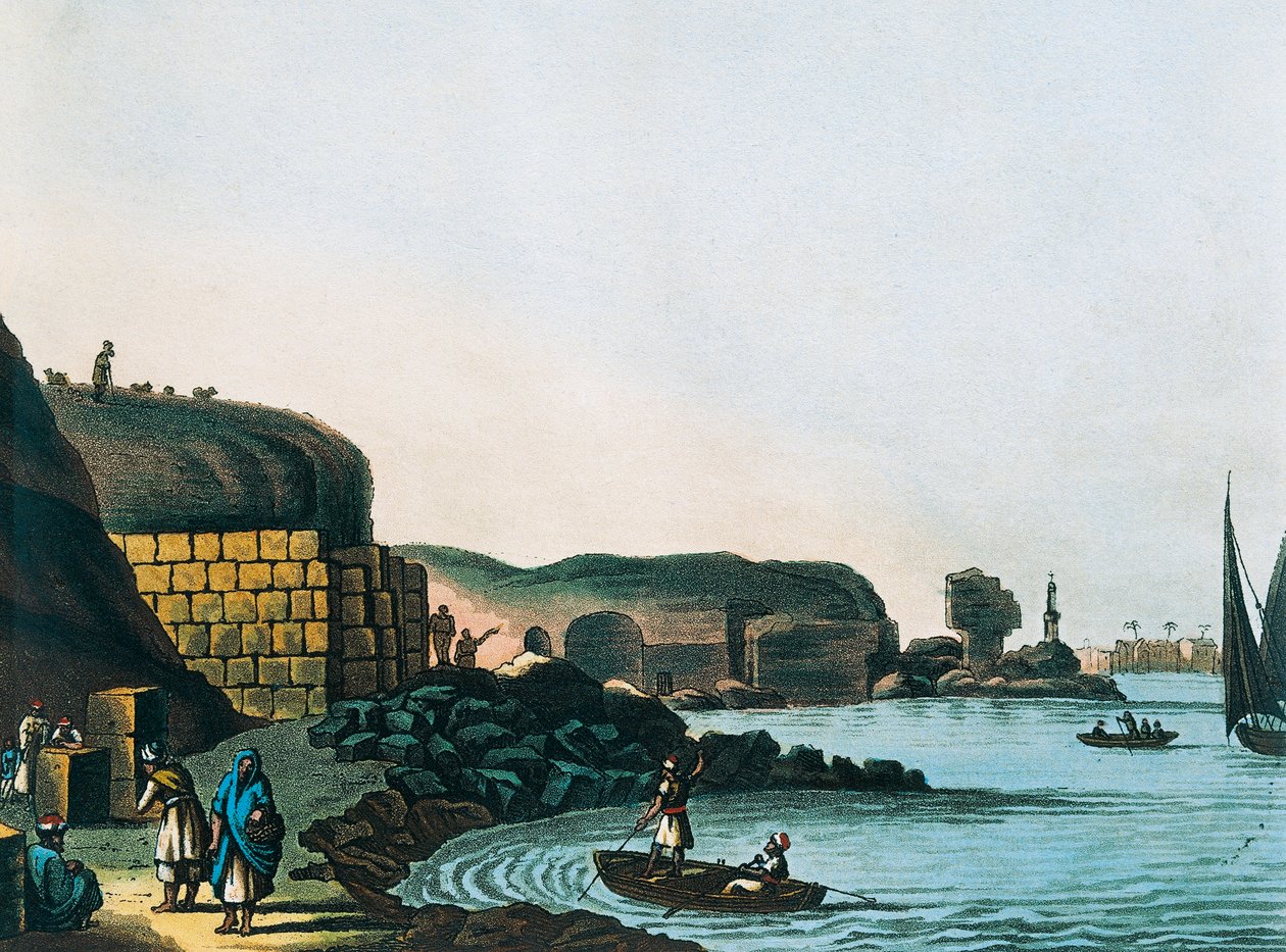 Ruiny Ptolemaiovy knihovny v Alexandrii, Luigi Mayer od Luigi Mayer
