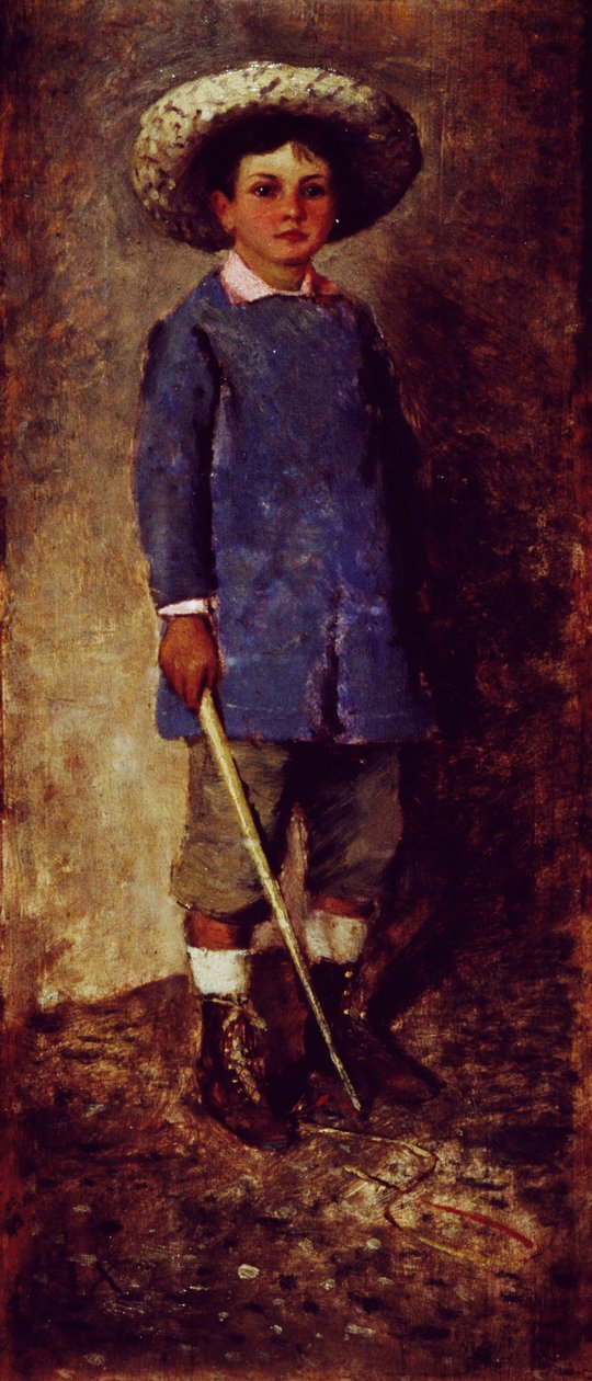 Portrét dítěte, Luigi Nono (1850-1918), olej na dřevěné desce. od Luigi Nono
