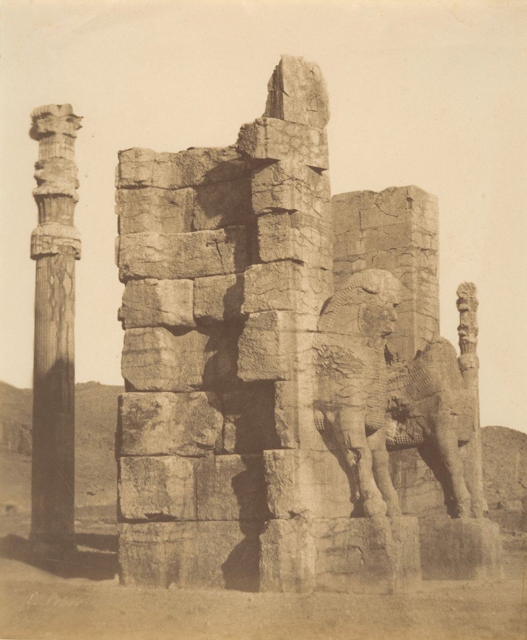 10 [Brána všech národů, Persepolis, Fars], 40.–60. léta 19. století. od Luigi Pesce