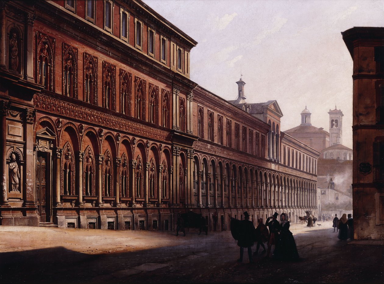 Ca "Grande na Via Festa del Perdona, s S, 1842 od Luigi Premazzi