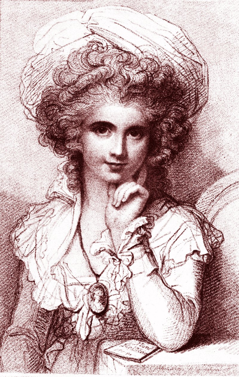 Marie COSWAY (1760-1838), anglický italský malíř. Rytina Luigi Schiavonetti (1765-1810) R. Cosway. 1930 od Luigi Schiavonetti