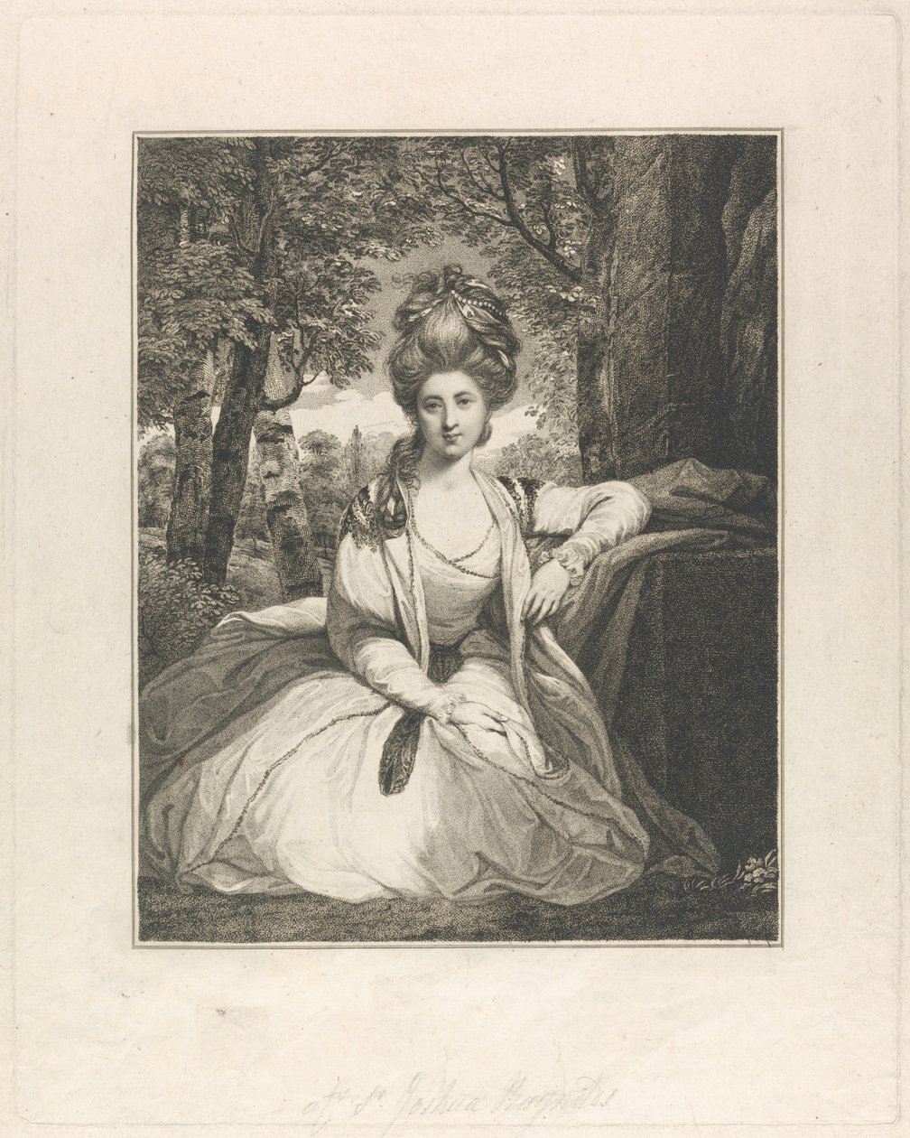 Viscountess Bayham (poté markýza Camden) od Luigi Schiavonetti