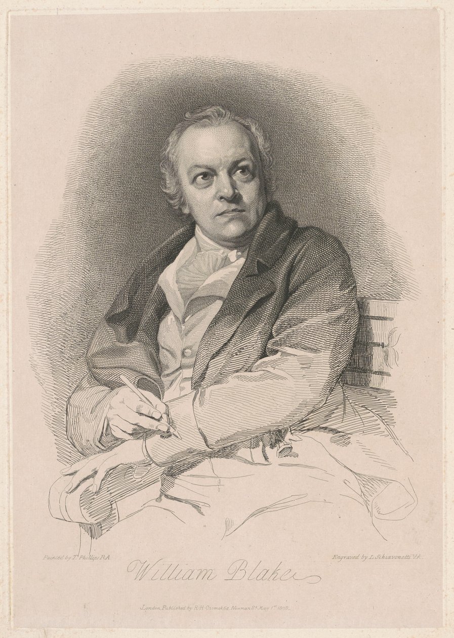 William Blake od Luigi Schiavonetti, after Thomas Phillips, R.A.