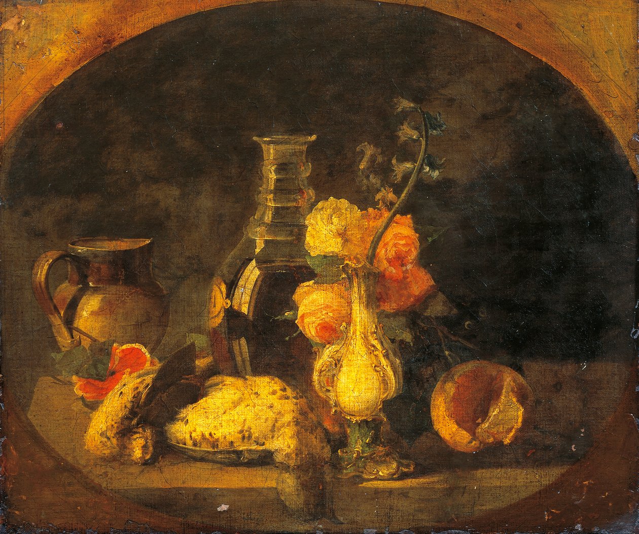 Zátiší, od Luigiho Scrosatiho (1814-1869), olej na plátně, 43x50 cm od Luigi Scrosati