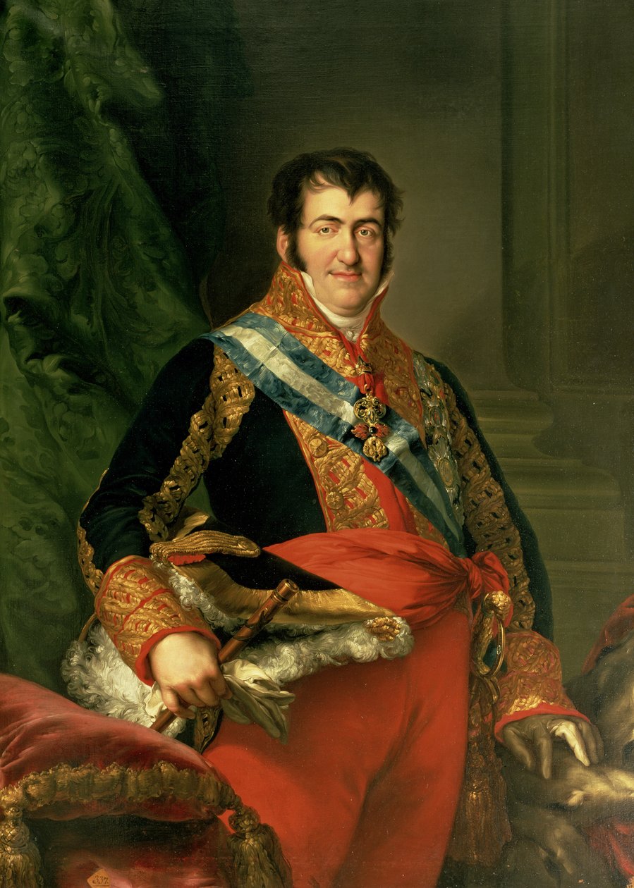 Ferdinand VII. (1784-1833) 1808-11 od Luis Lopez Piquer