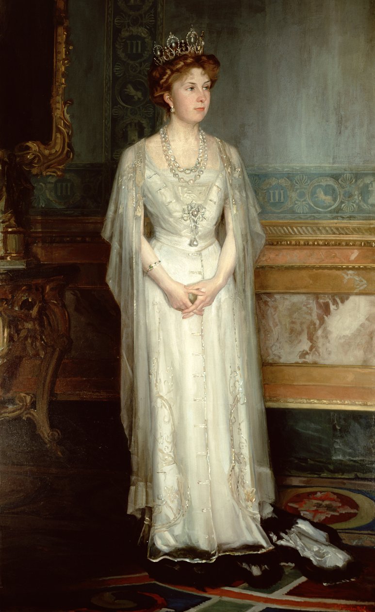 Princezna Victoria Eugenie, královna Španělska od Luis Menendez Pidal